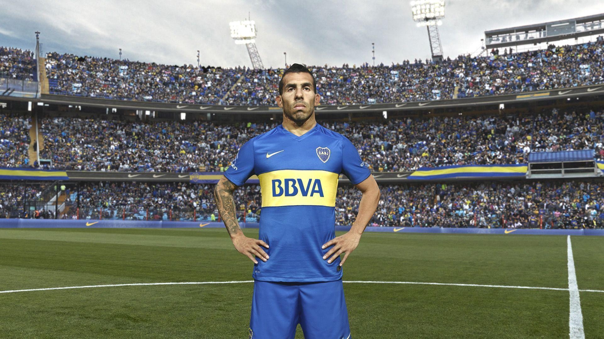 1920x1080 Carlos Tevez 2016 Boca Juniors Nike Kit Wallpaper. HD Wallpaper, Desktop