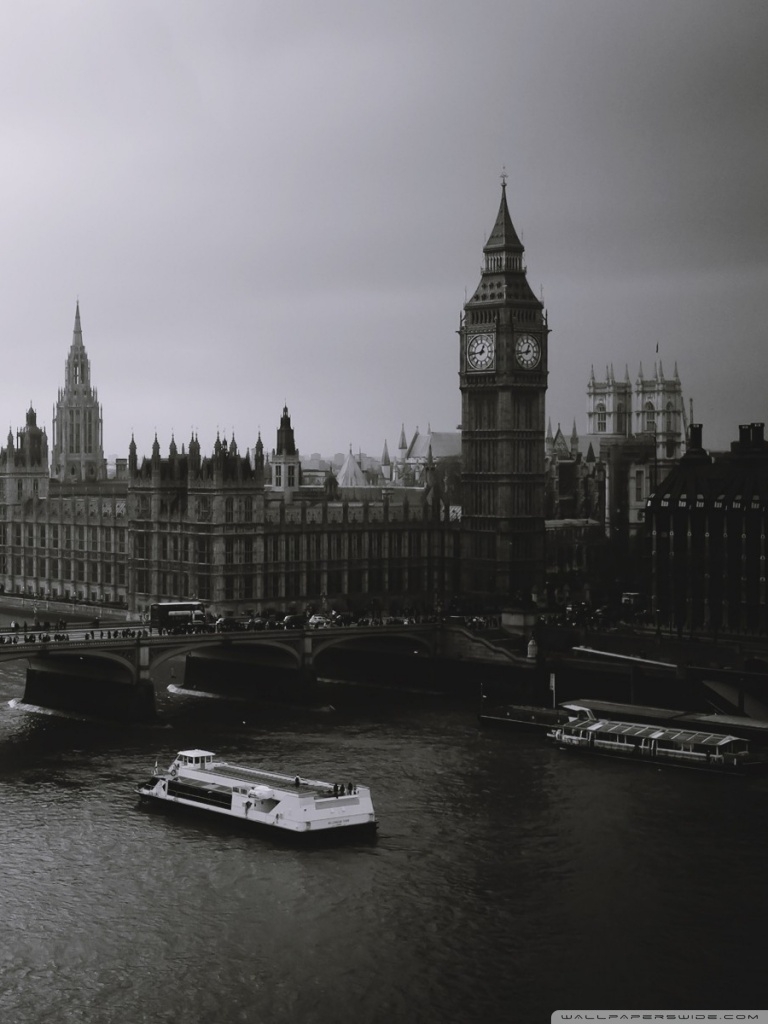 770x1030 london wallpaper black and white, landmark, white, black and white, city, monochrome photography, Phone