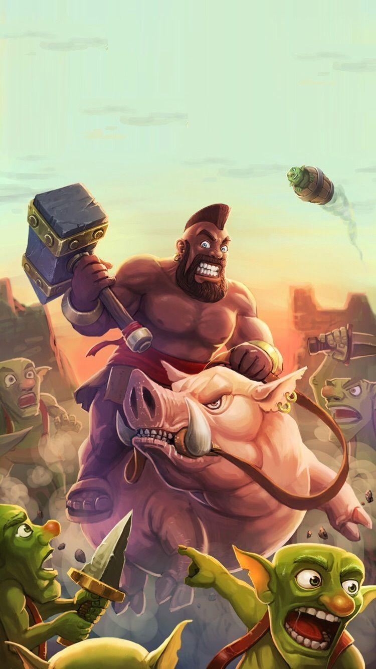 750x1340 Clash Royale wallpaper I made from some fan art, Phone