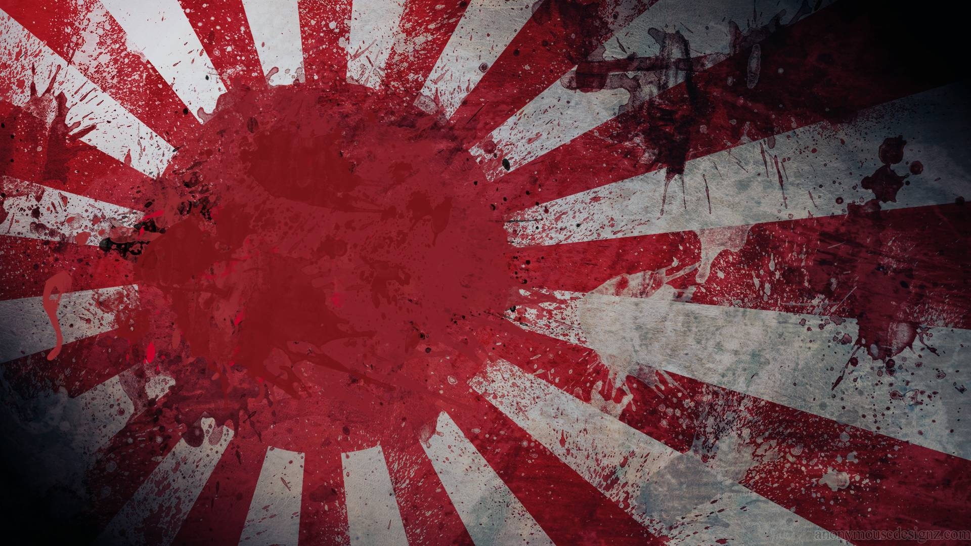 1920x1080 Japanese Art Flag Free HD Wallpaper, Desktop