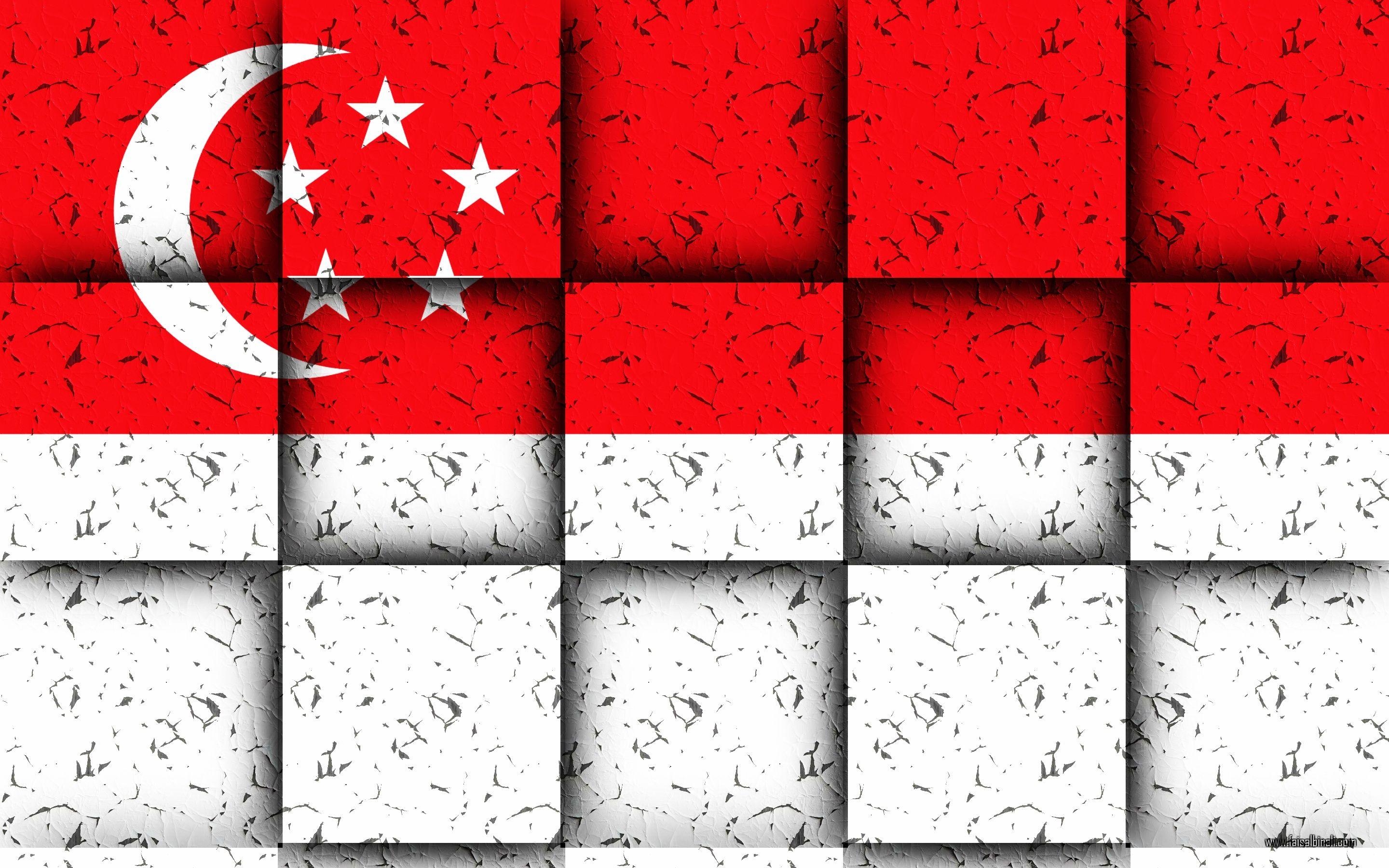 2880x1800 singapore #flags #artwork #Wallpaper #for #smartphones, #tablets, Desktop