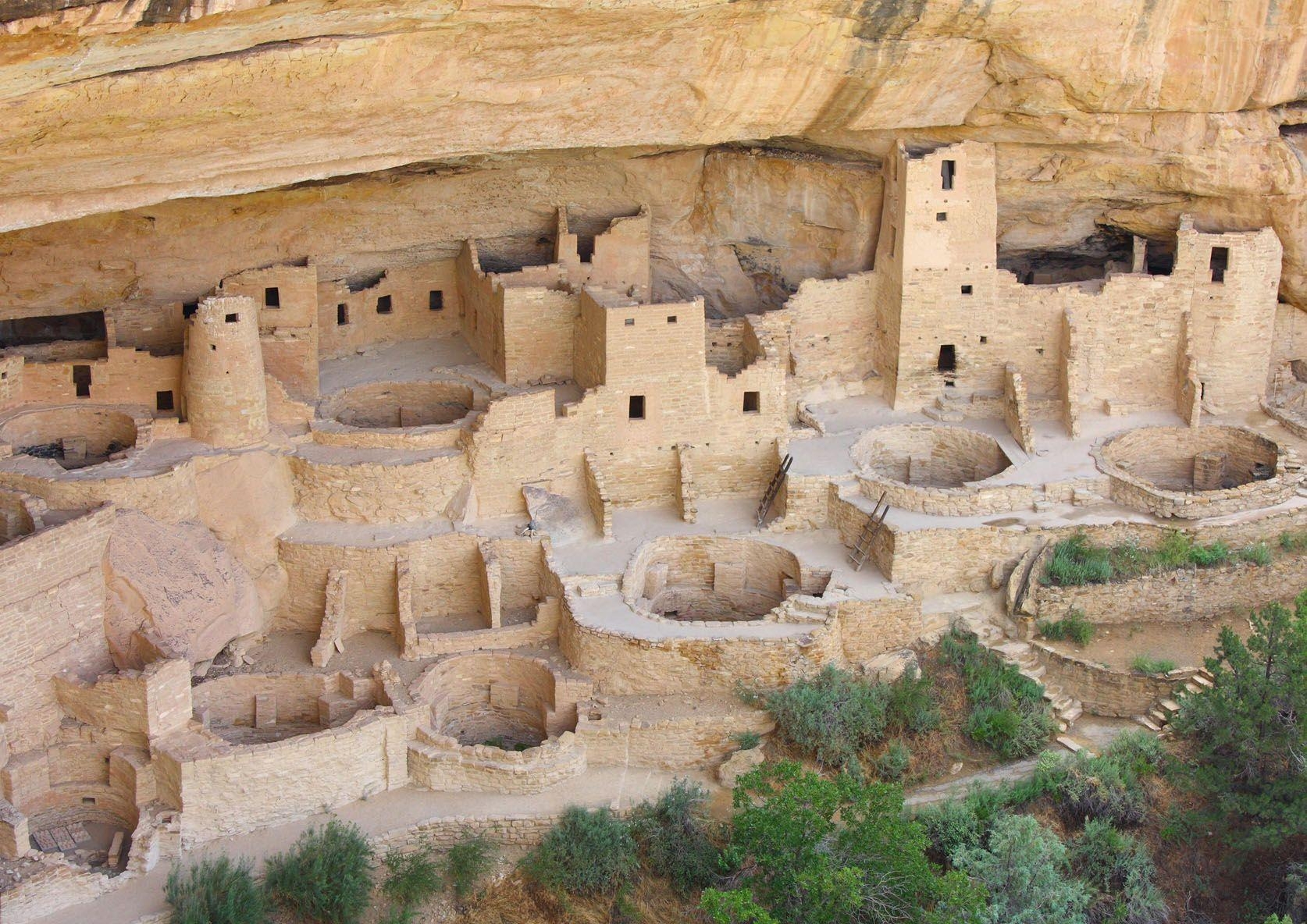 1680x1190 Mesa Verde cliff dwellings. Montezuma County, Colorado. Anasazi, Desktop