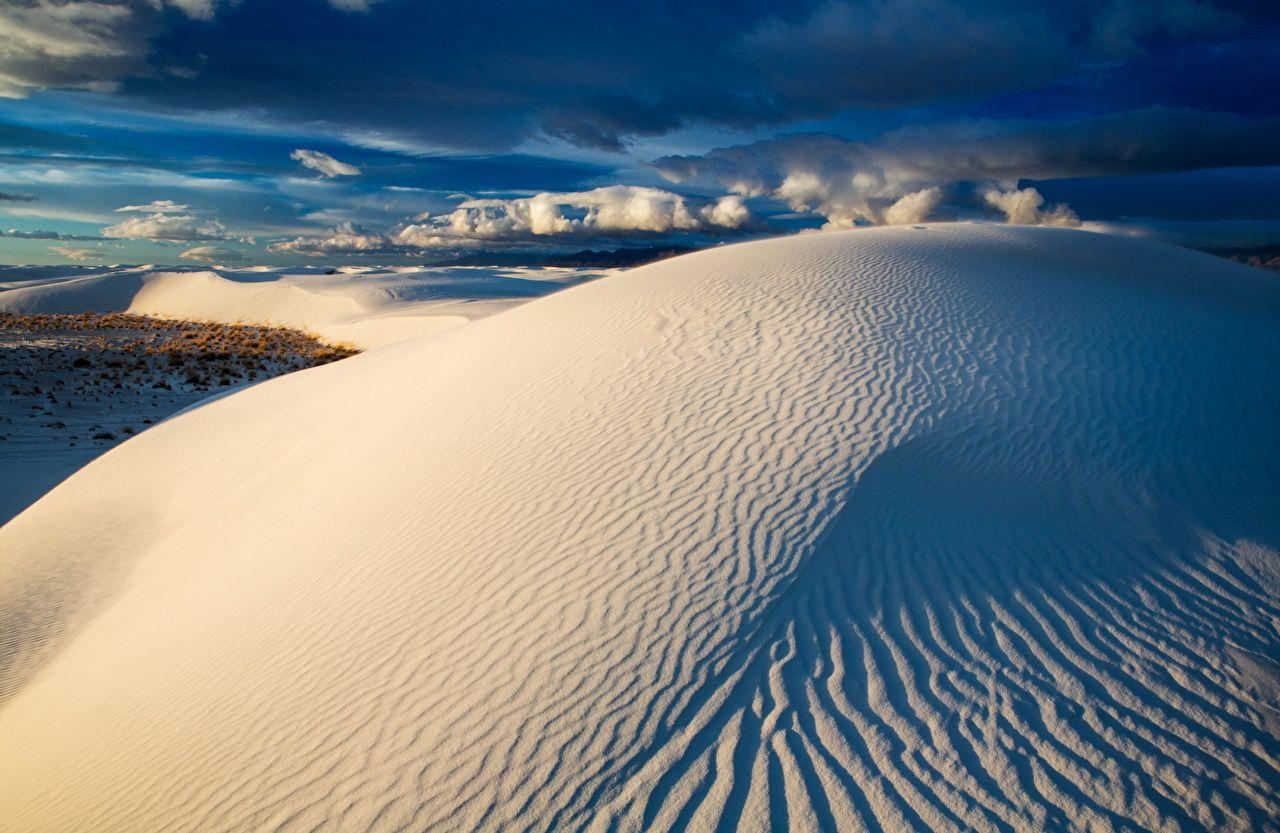 1280x840 Picture USA White Sands National Monument New Mexico Blue Dunes, Desktop