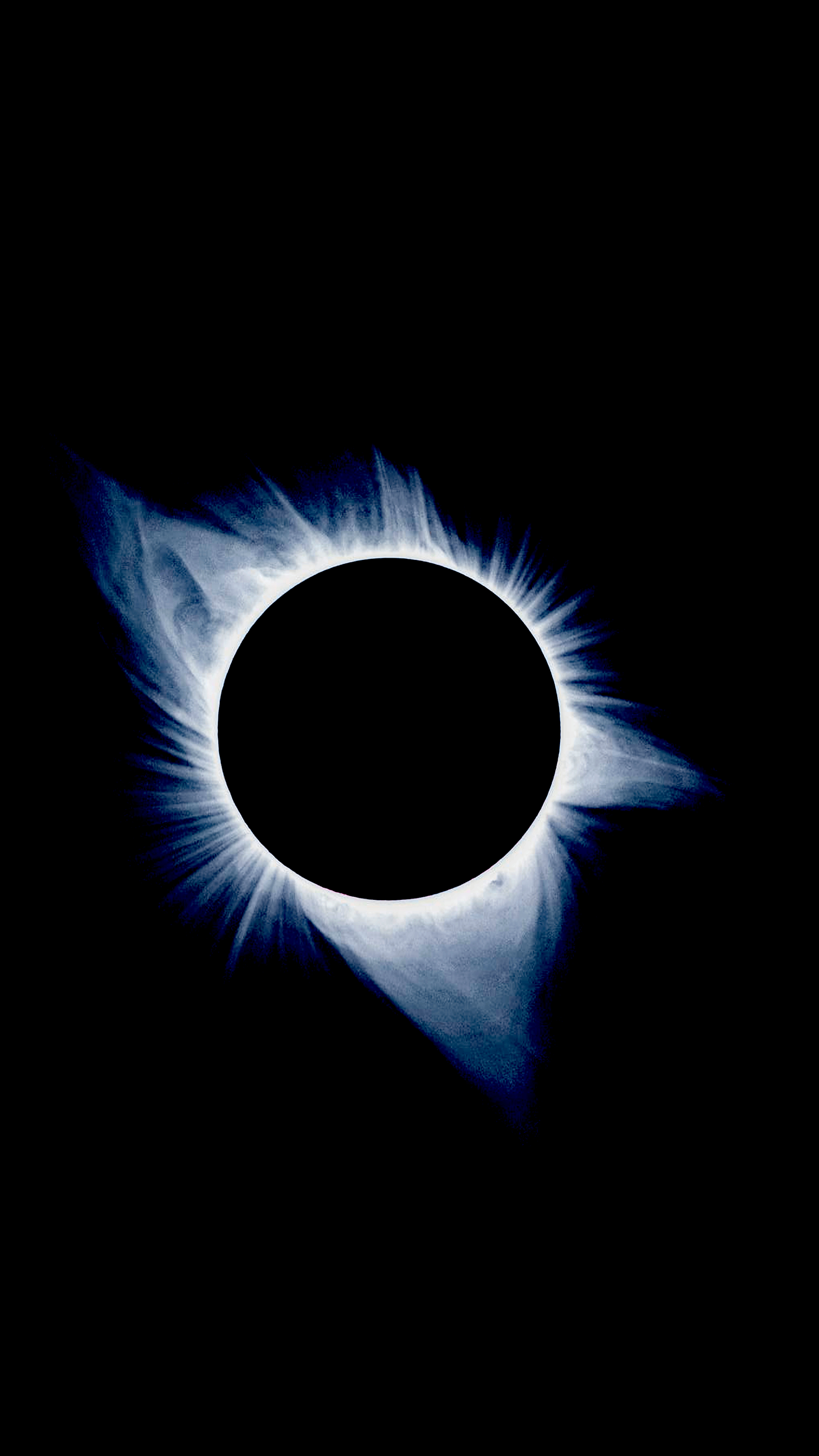 2160x3840 Eclipse Dark AMOLED Wallpaper, Phone