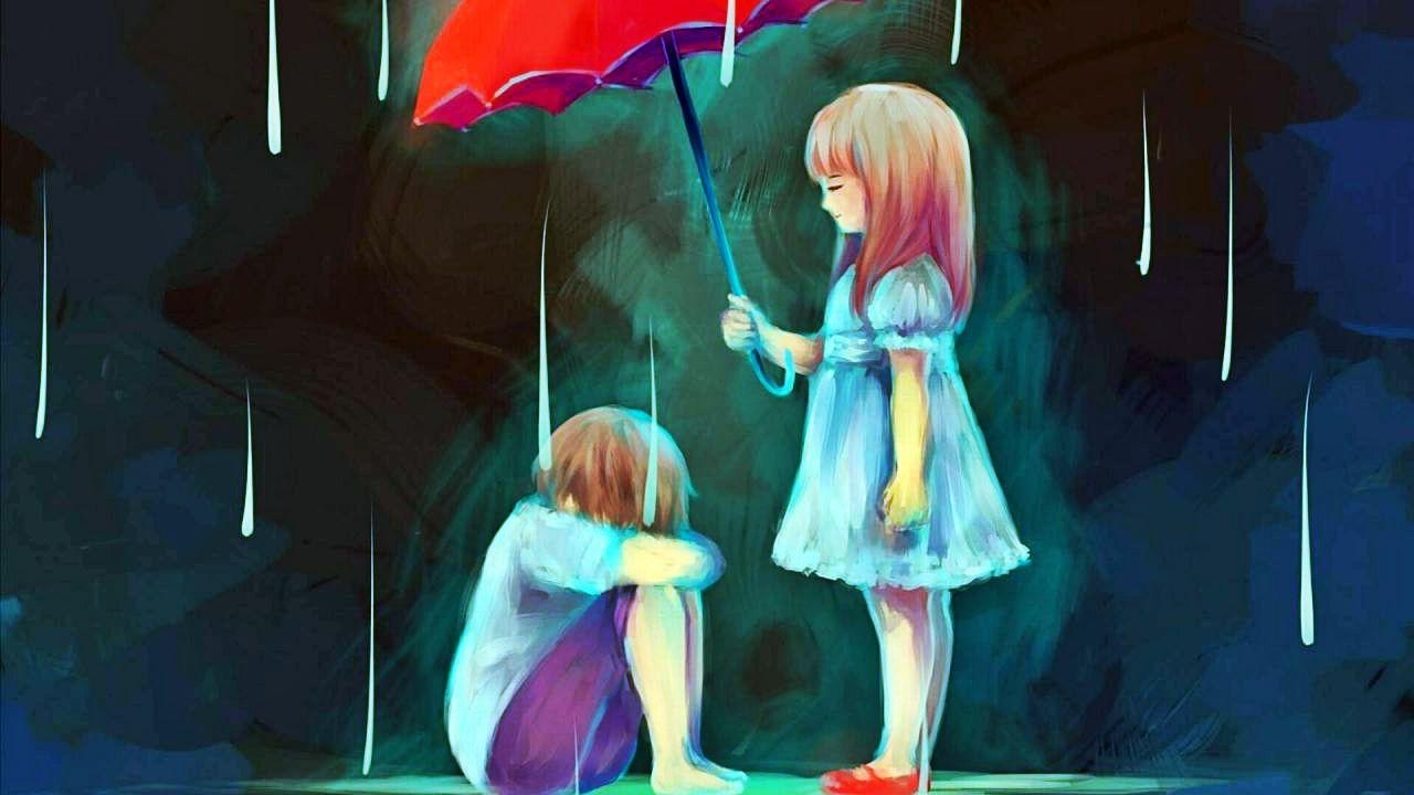 1280x720 Sad Couple Anime Wallpaper, Desktop