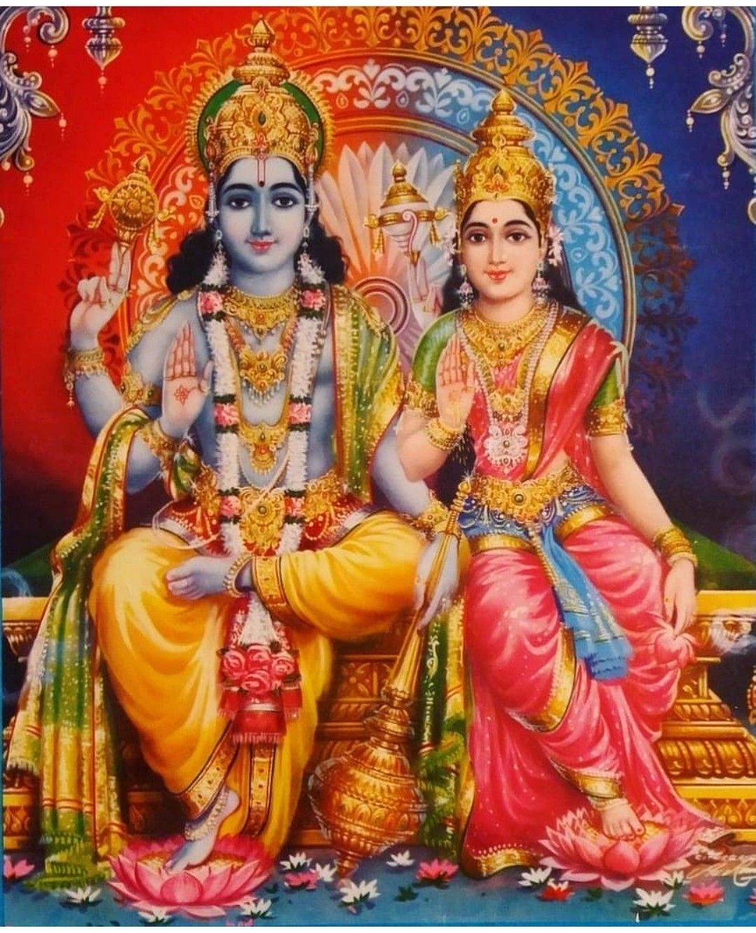 1080x1340 Laxmi Narayan Vishnu Laxmi. Vishnu, Saraswati goddess, Hindu gods, Phone