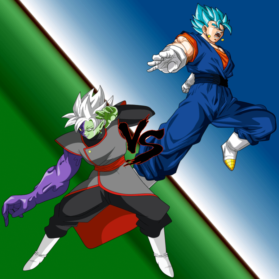 900x900 Wallpaper DBS Fight Vegetto Vs Zamasu Fusion (1) By MajinArtBook, Phone