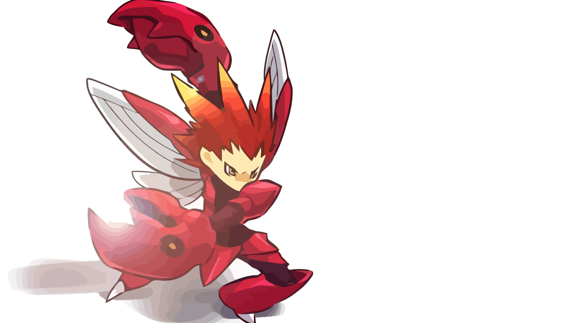 1920x1080 ScreenHeaven: Hitec Pokemon Scizor simple background desktop, Desktop