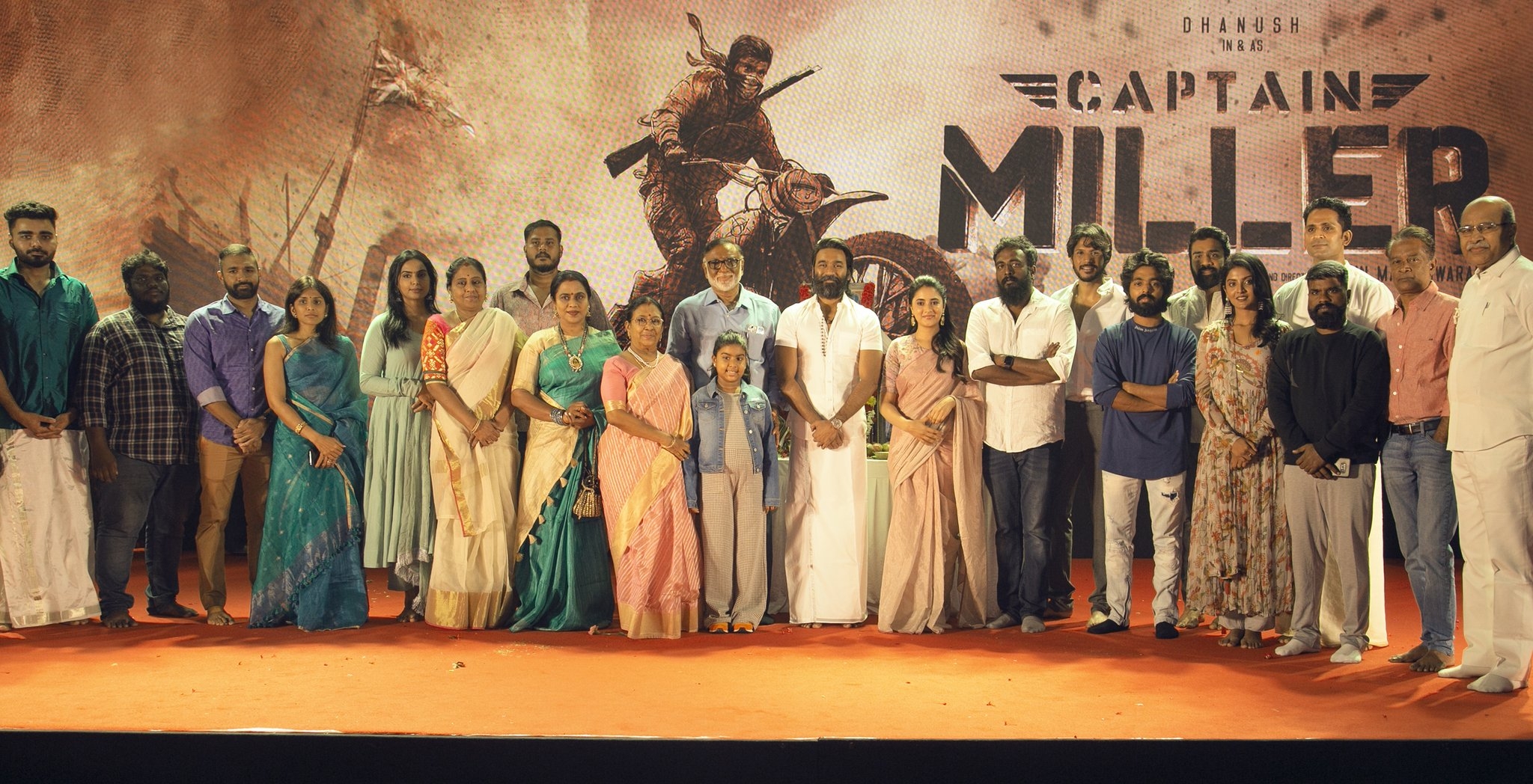 2050x1050 Captain Miller Pooja, Star Cast, Desktop