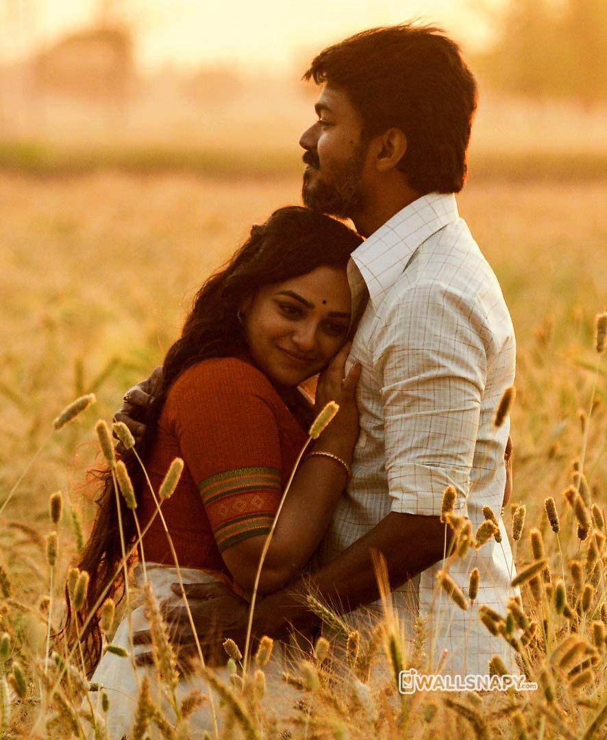 890x1080 Mersal vijay nithya menon image, Phone