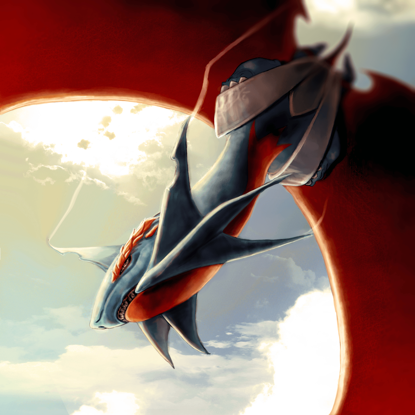 1700x1700 Mega Salamence Wallpaper, Phone