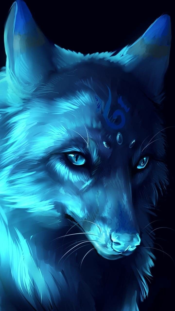 720x1280 Fantasy wolf, Ice wolf wallpaper, Wolf.ru, Phone