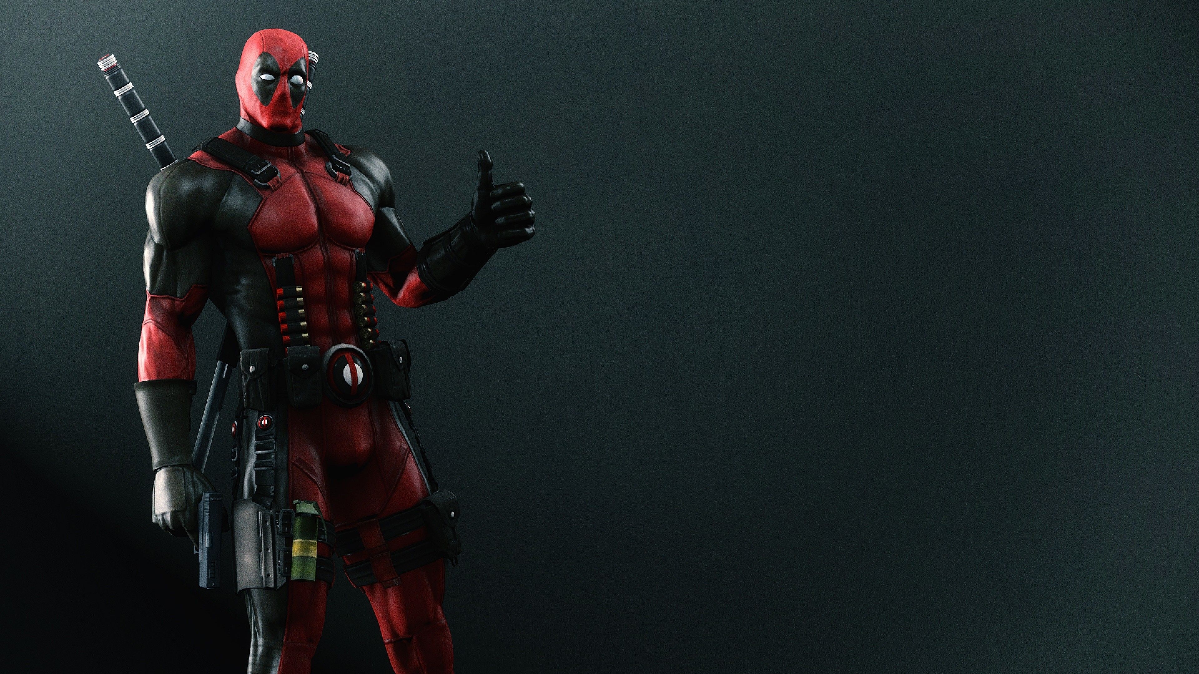 3840x2160 4K Deadpool Wallpaper, Desktop