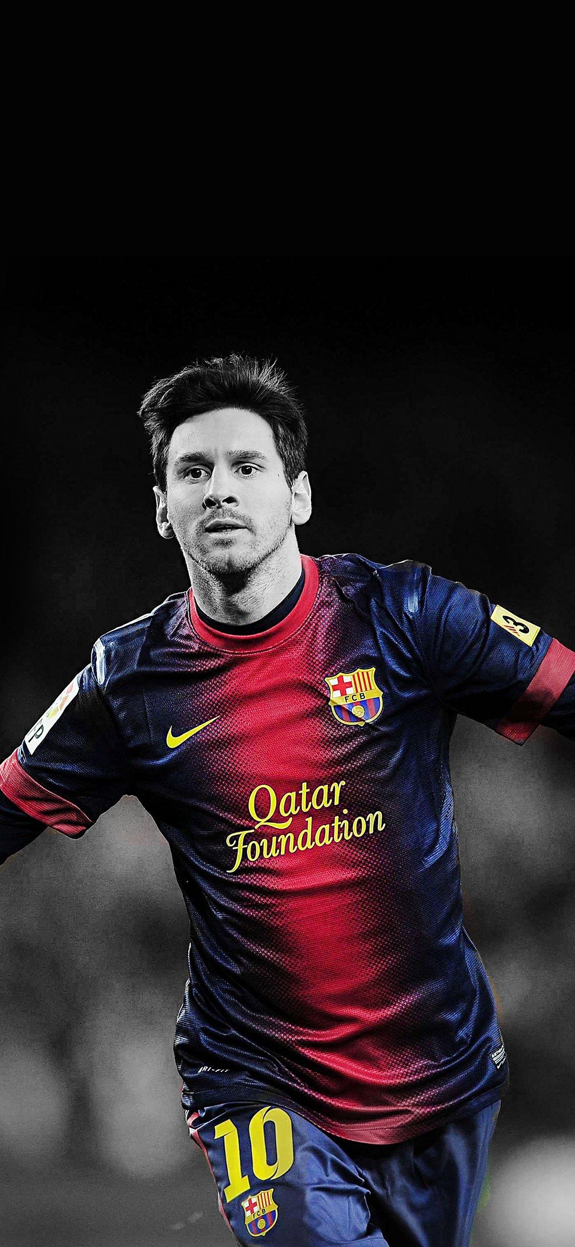 1130x2440 Wallpaper Messi Soccer Barcelona Sports, Phone