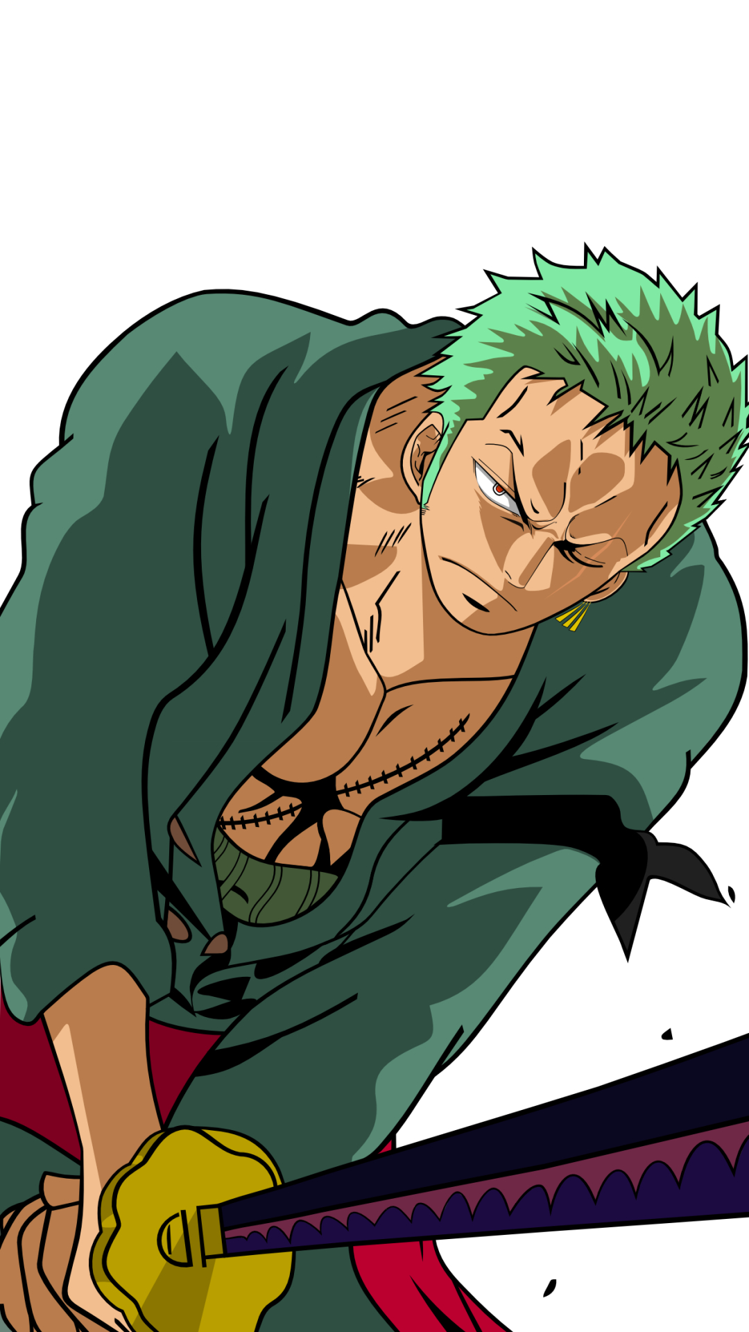 1080x1920 Zoro One Piece iPhone Wallpaper Free Zoro One Piece iPhone Background, Phone