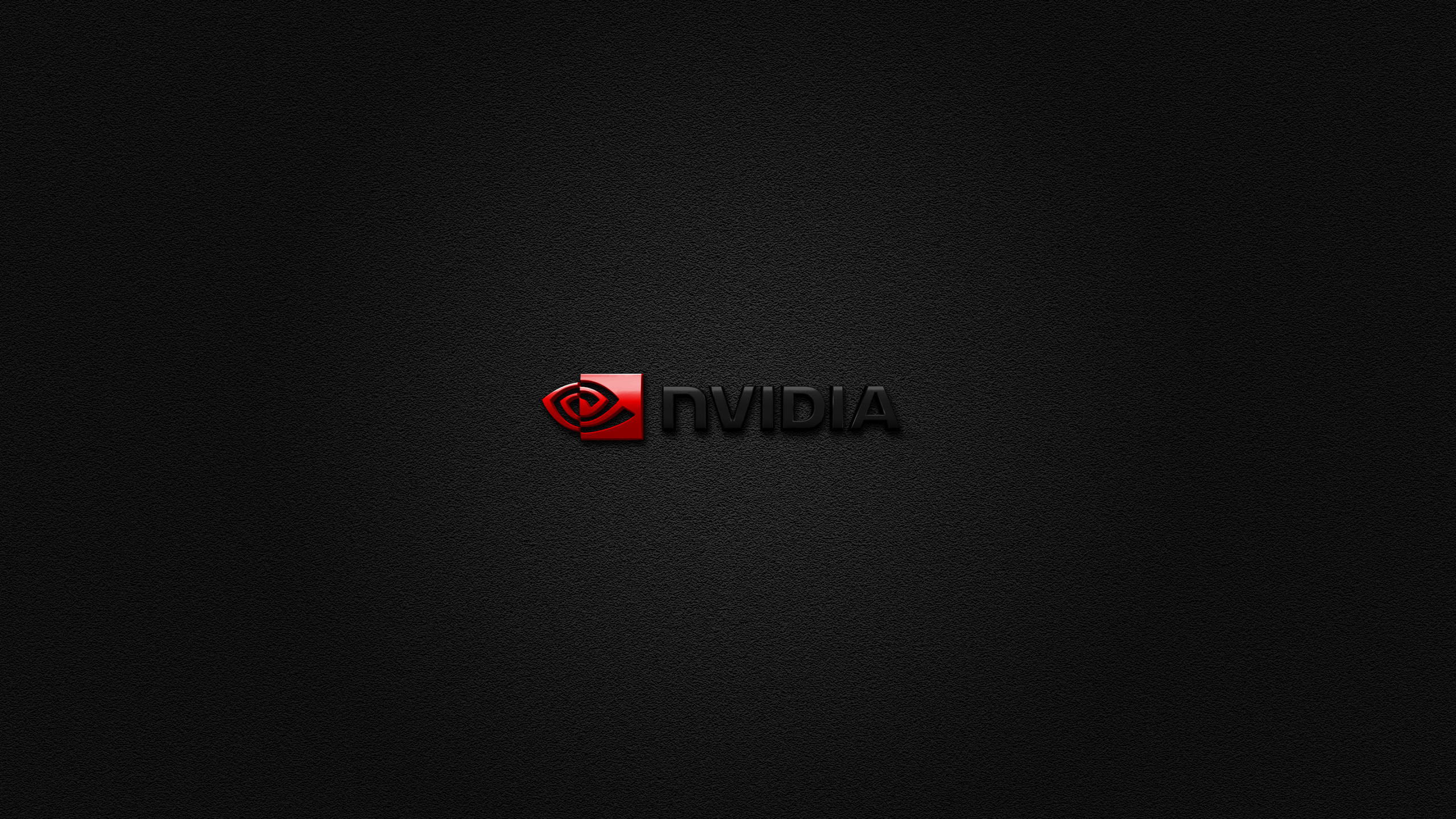 2560x1440 Download Wallpaper Red, Logo, Nvidia, Brand, Balck, Section Hi Tech In Resolution, Desktop