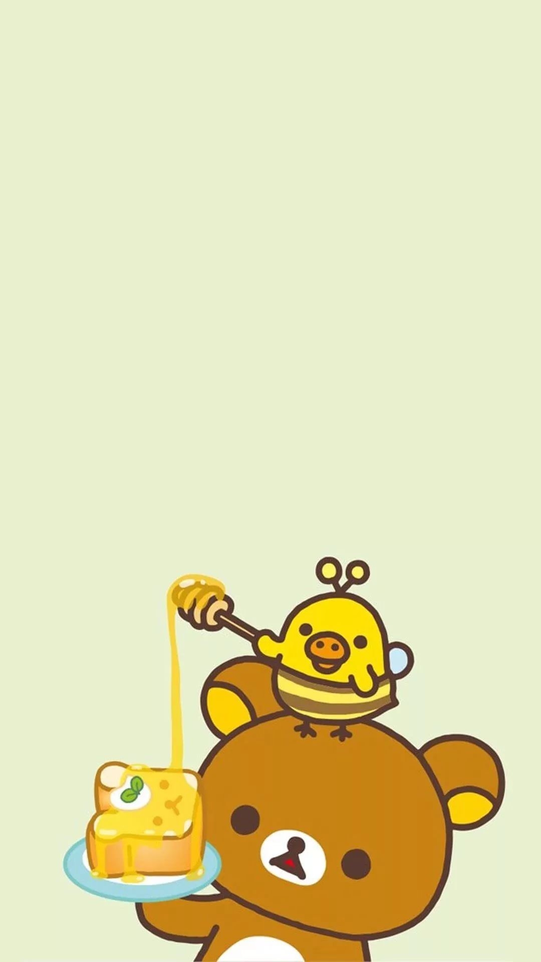 1080x1920 Rilakkuma iPhone Wallpaper, Phone