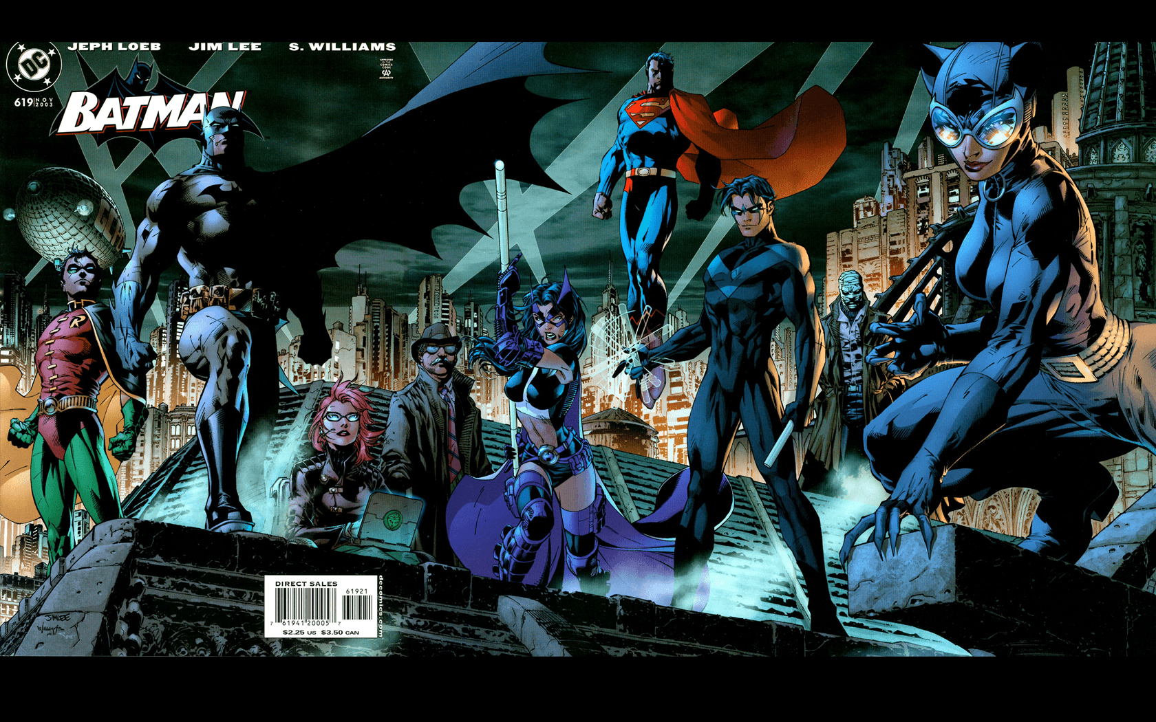 1680x1050 Batman, Robin, DC Comics, Superman, Catwoman, huntress, oracle, Desktop