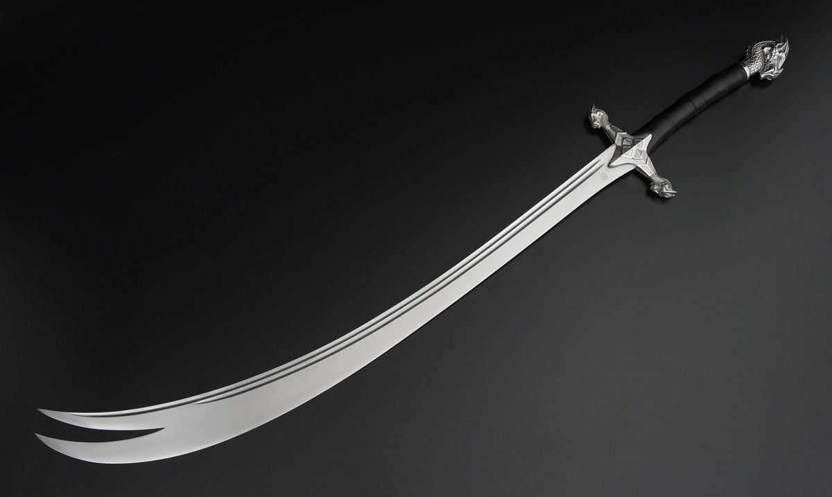 1200x720 A custom made Dragon Scimitar as a contemporary rendition, Desktop