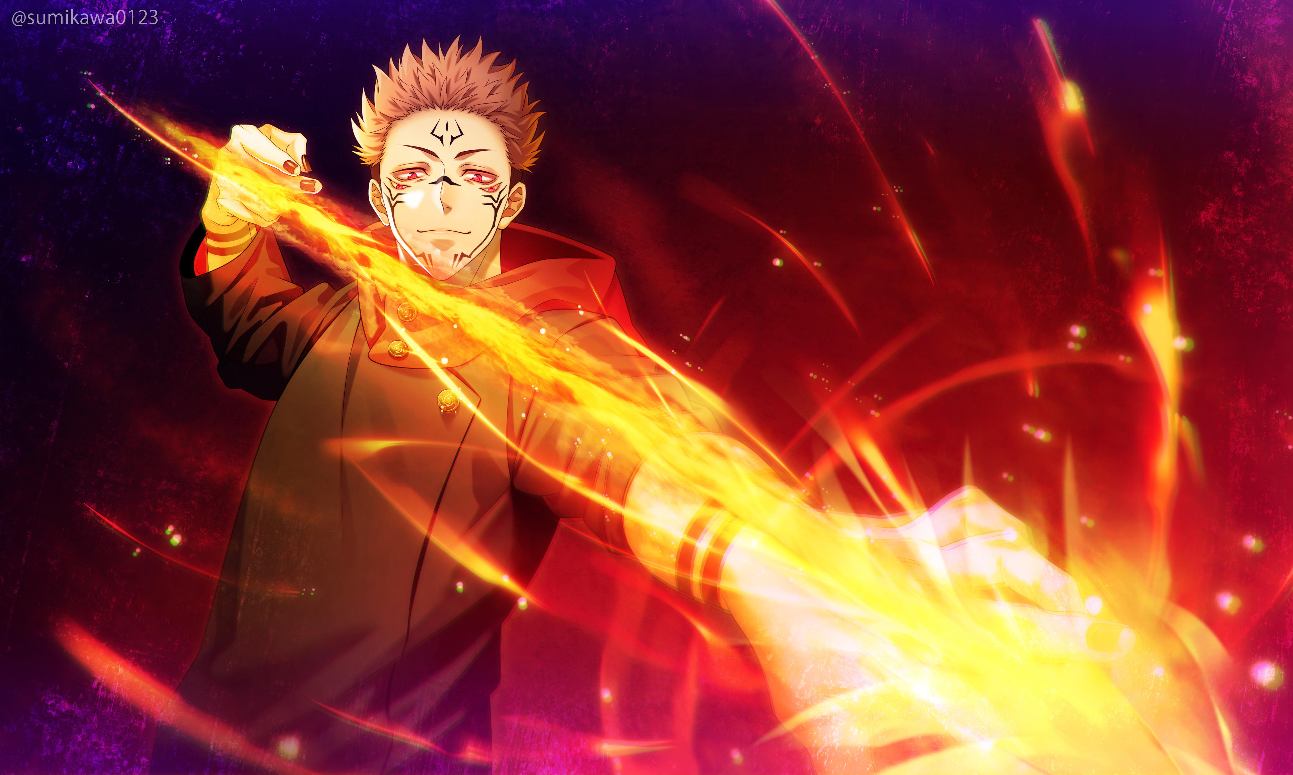 4140x2480 Anime, Sukuna Jujutsu Kaisen, Desktop