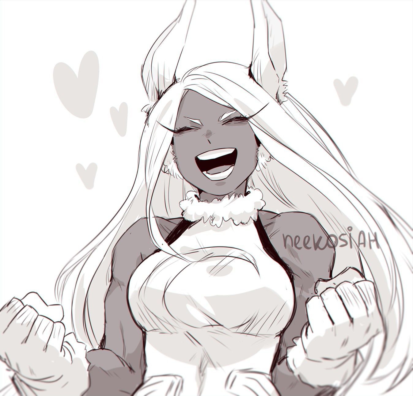 1350x1300 Miruko Rabbit Hero Boku no Hero Academia BNHA MHA, Desktop