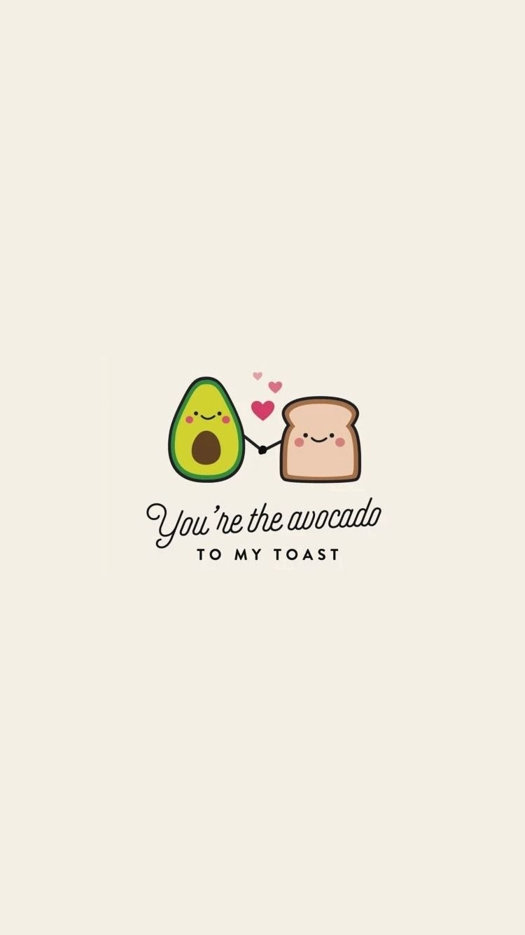 750x1340 Lock Screen Kawaii Cute Avocado Wallpaper, Phone