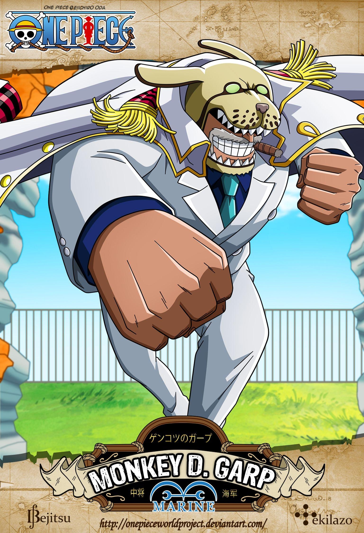 1540x2260 One Piece D. Garp, Phone