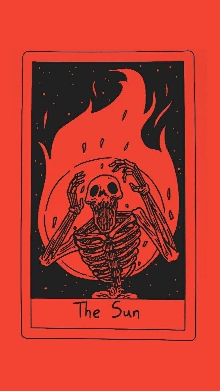 720x1280 Red skeleton cart aesthetic wallpaper.weheartit.com, Phone