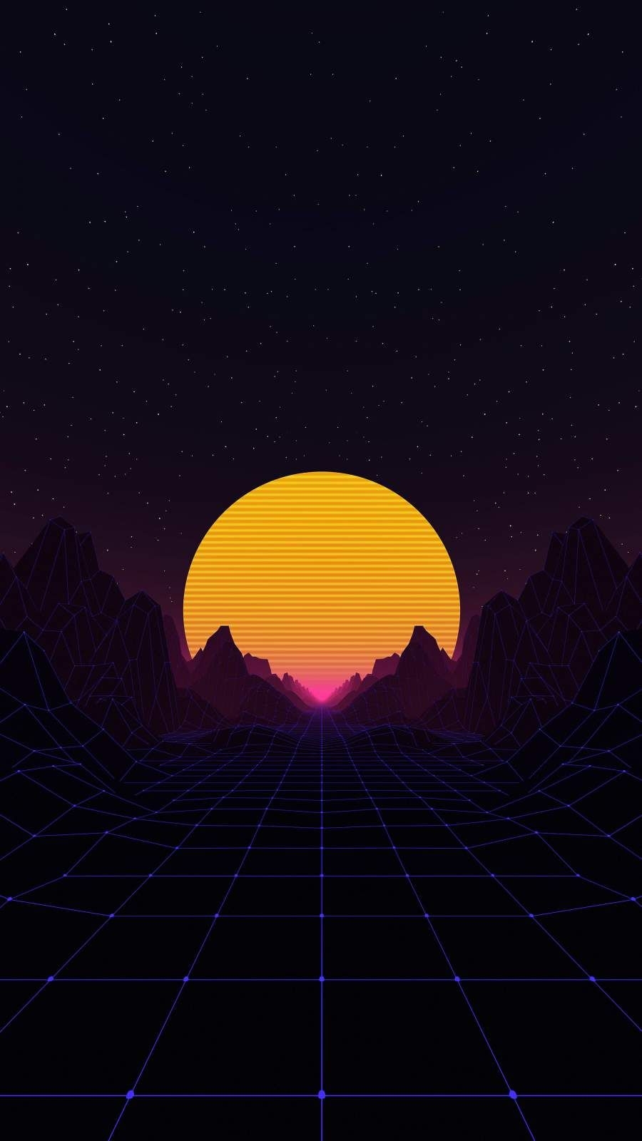 900x1600 Neon Sun iPhone Wallpaper. Vaporwave wallpaper, Trippy wallpaper, View wallpaper, Phone