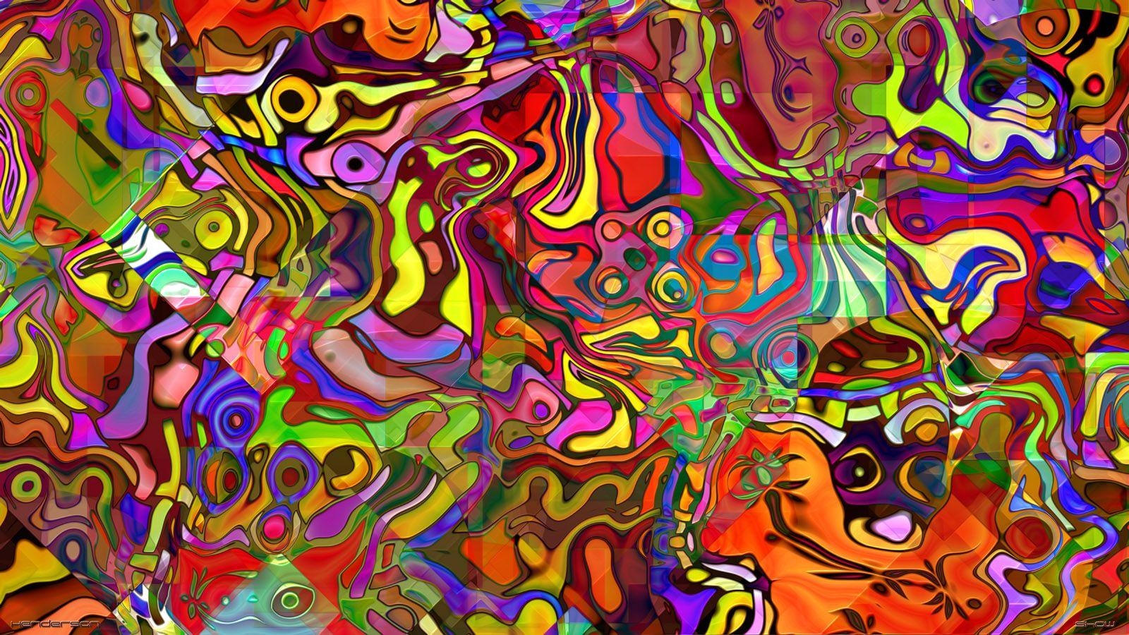 1600x900 Psychedelic Wall Paper, Desktop