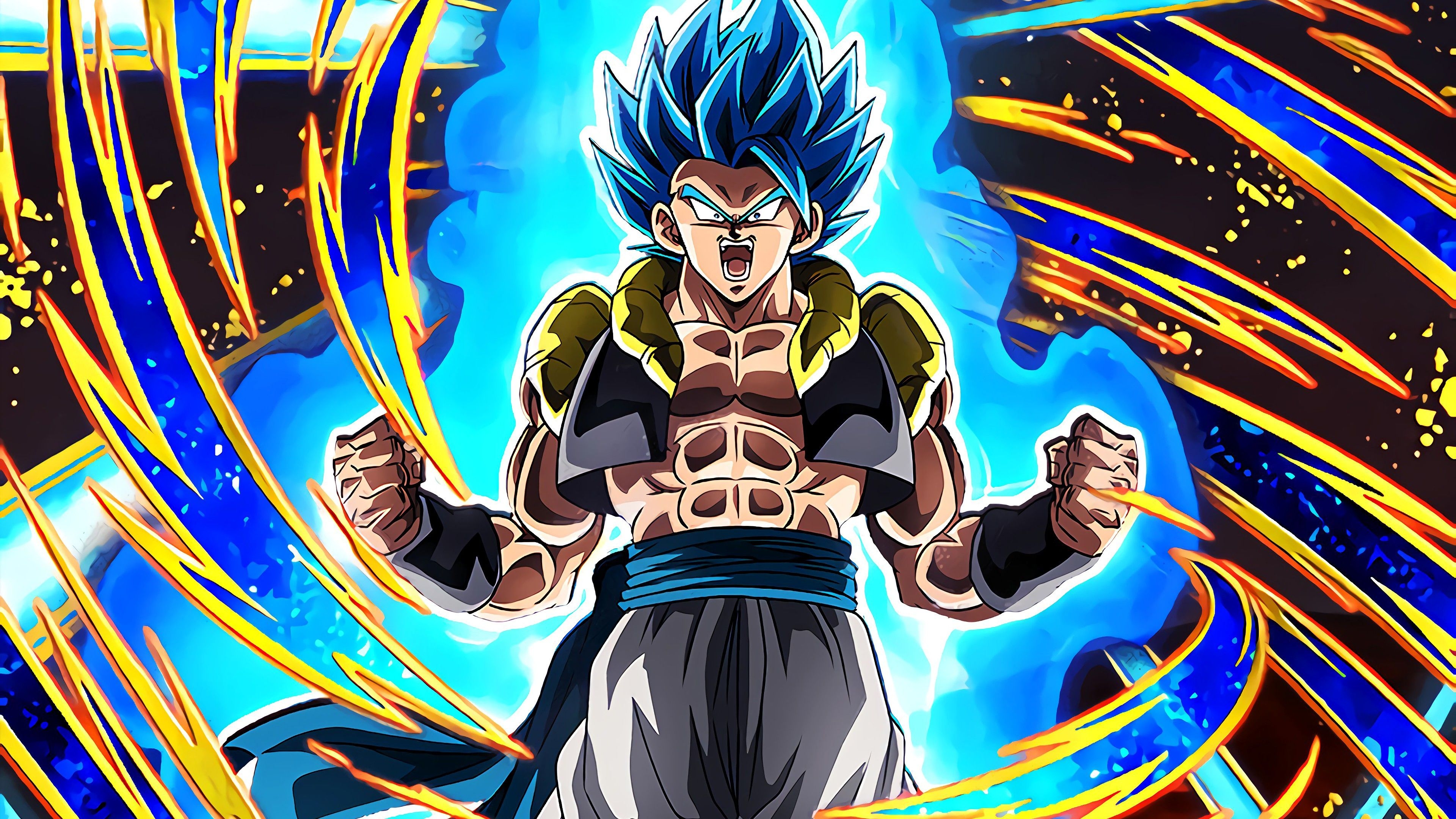 3840x2160 Gogeta Super Saiyan Blue Dragon Ball Super Anime Wallpaper 4k Ultra HD, Desktop