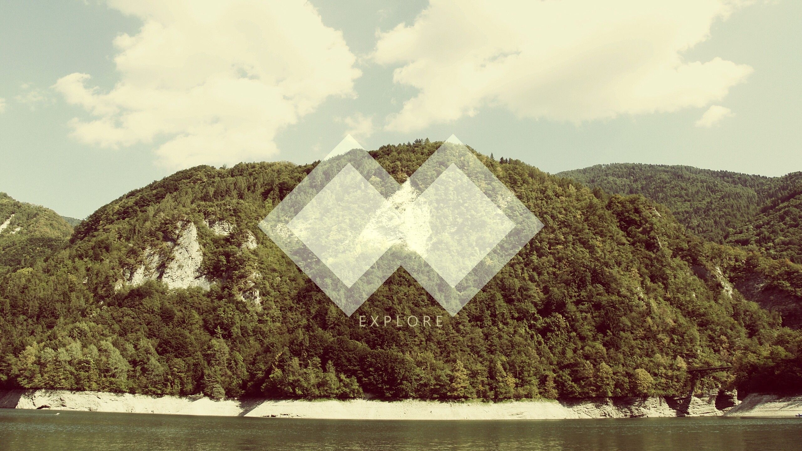 2560x1440 geometry, Anime, Nature, Landscape, Hill, Forest, Abstract, Desktop