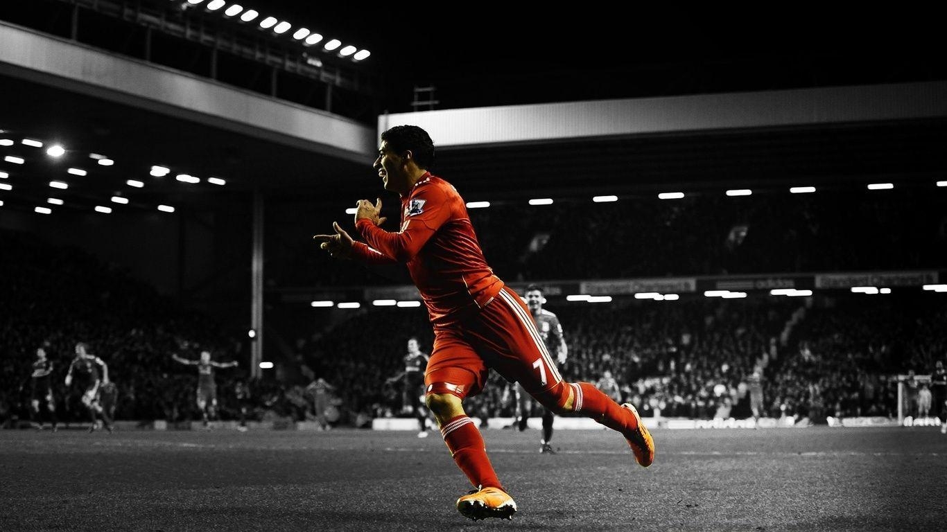 1370x770 Luiz Suarez, Adidas, Anfield Road, Football, Liverpool, Desktop