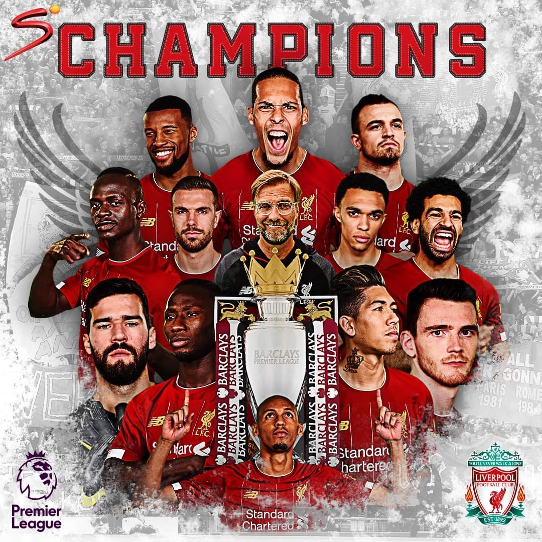 1080x1080 Liverpool Premier League champions 2020 wallpaper, Phone