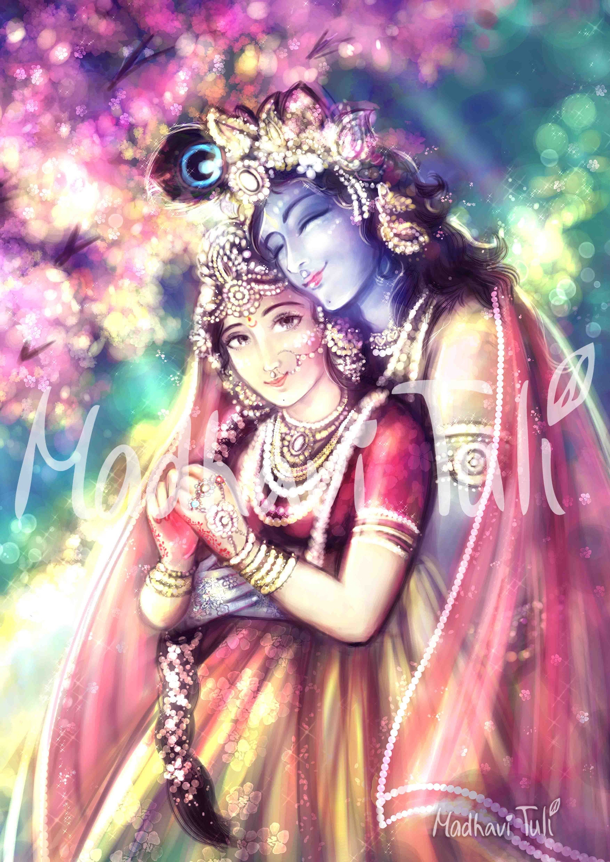 2130x3000 HD File Shri Radha Krishna Hug High Quality Wallpaper Radha, Phone