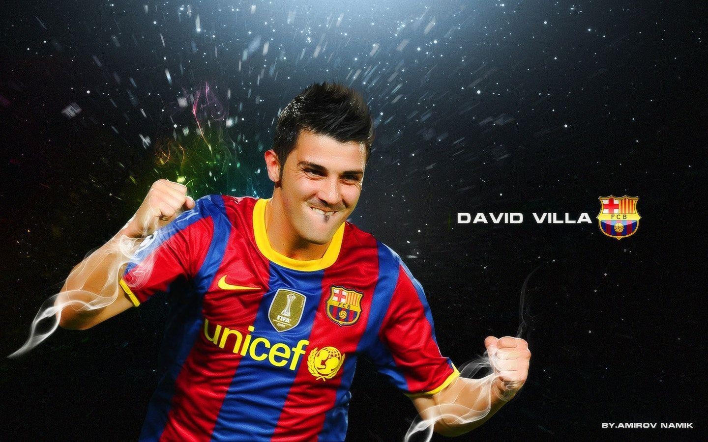 1440x900 David Villa FC Barcelona Wallpaper Villa Wallpaper, Desktop