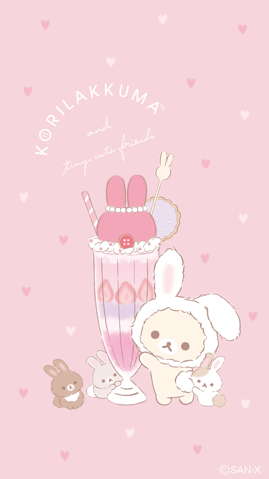 1080x1920 Korilakkuma and Bunnies event wallpaper, Phone