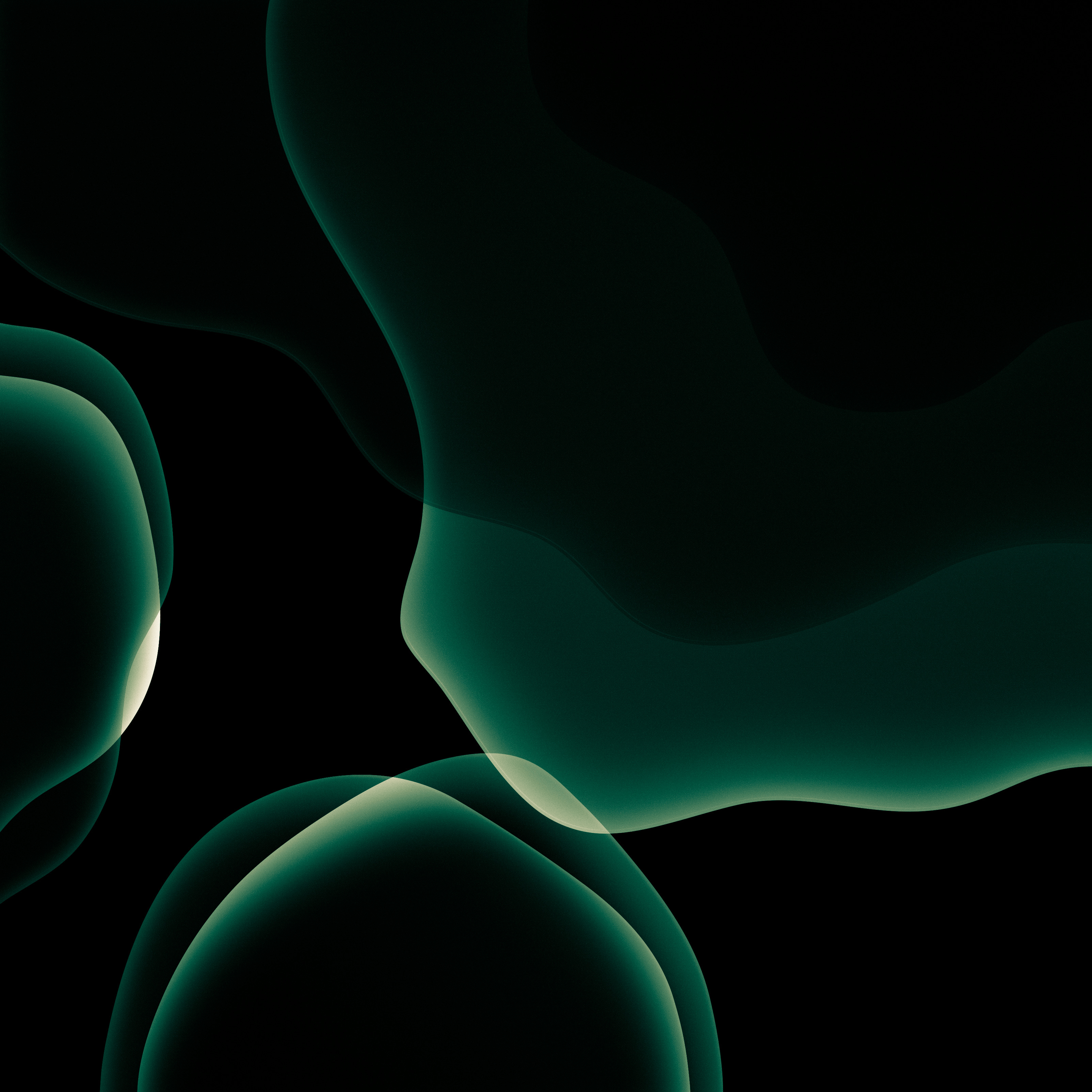 3210x3210 Midnight Green wallpaper, Phone