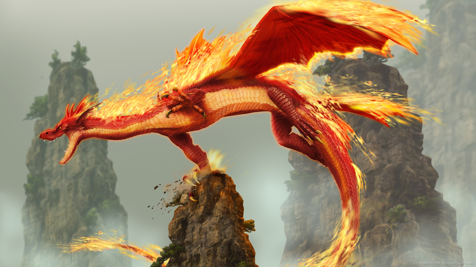 1600x900 Free Fire Dragon, Download Free Clip Art, Free Clip Art, Desktop