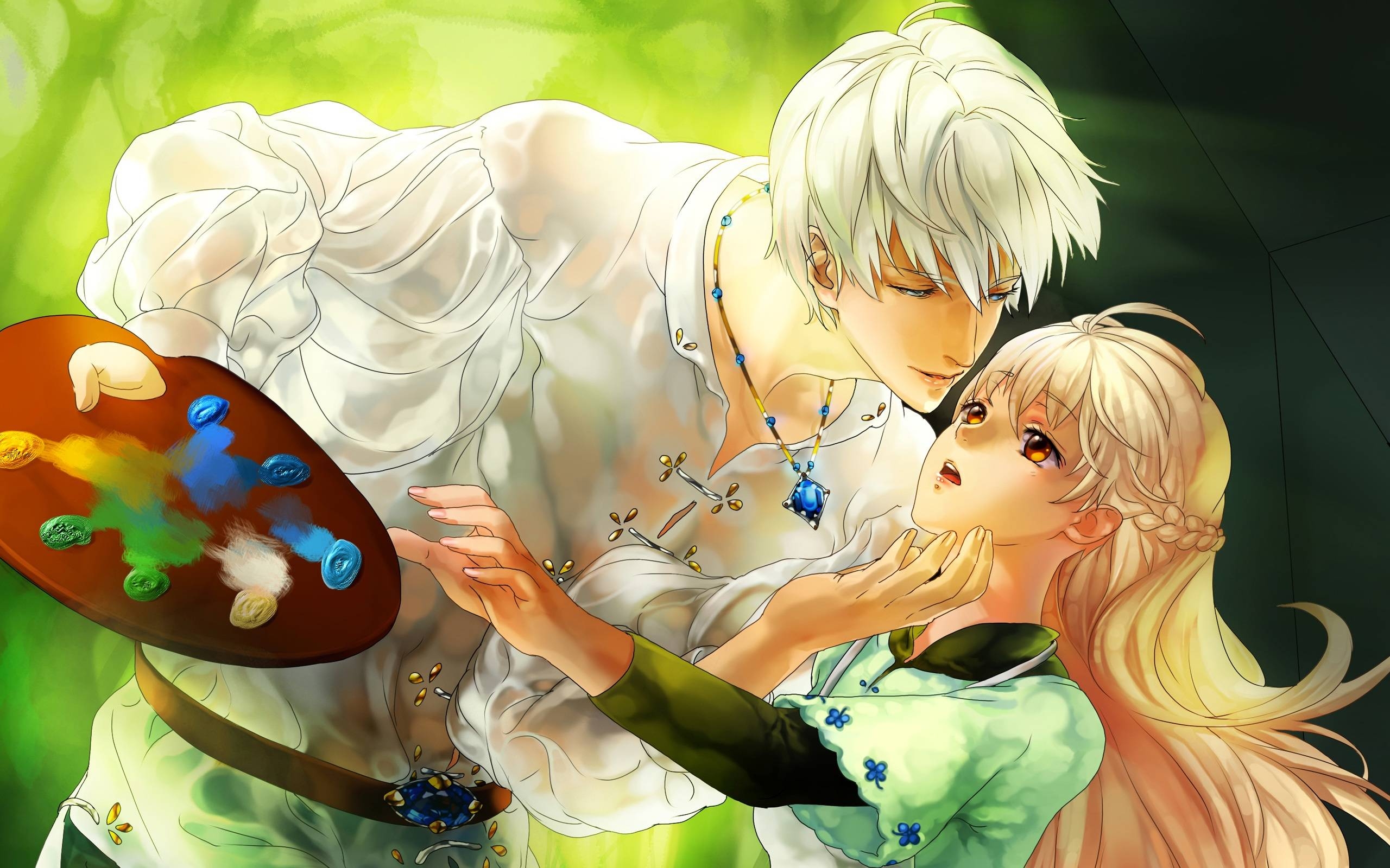 2560x1600 Romantic couple wallpaper & Manga Wallpaper. Anime, Desktop