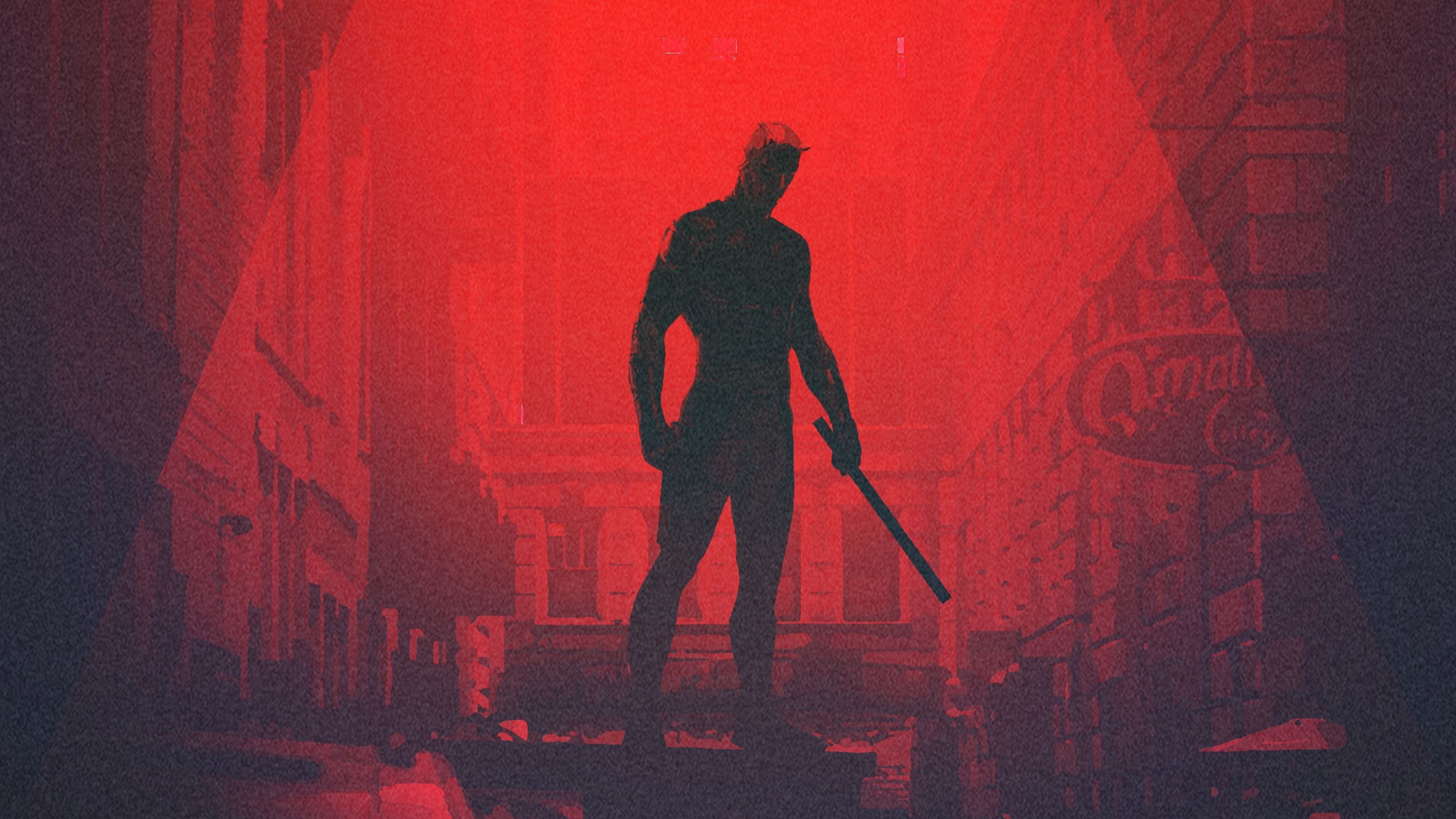 2700x1520 Daredevil Minimalism Artwork, HD Tv Shows, 4k Wallpaper, Image, Desktop