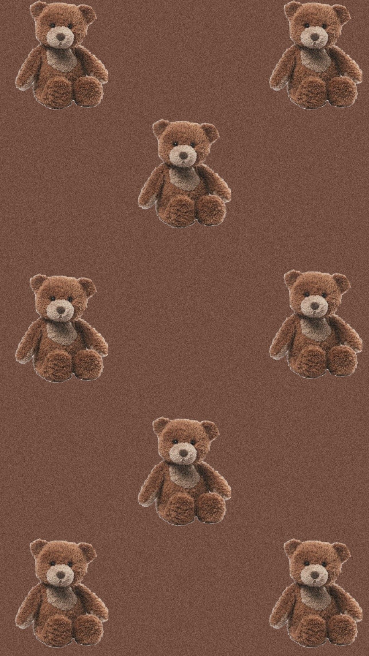 1290x2290 Brown Bear Aesthetic ♡. Boneka binatang, Ilustrasi karakter, Boneka hewan, Phone