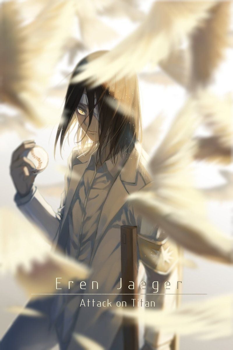 800x1200 Attack On Titan Eren Jaeger Manga, Phone