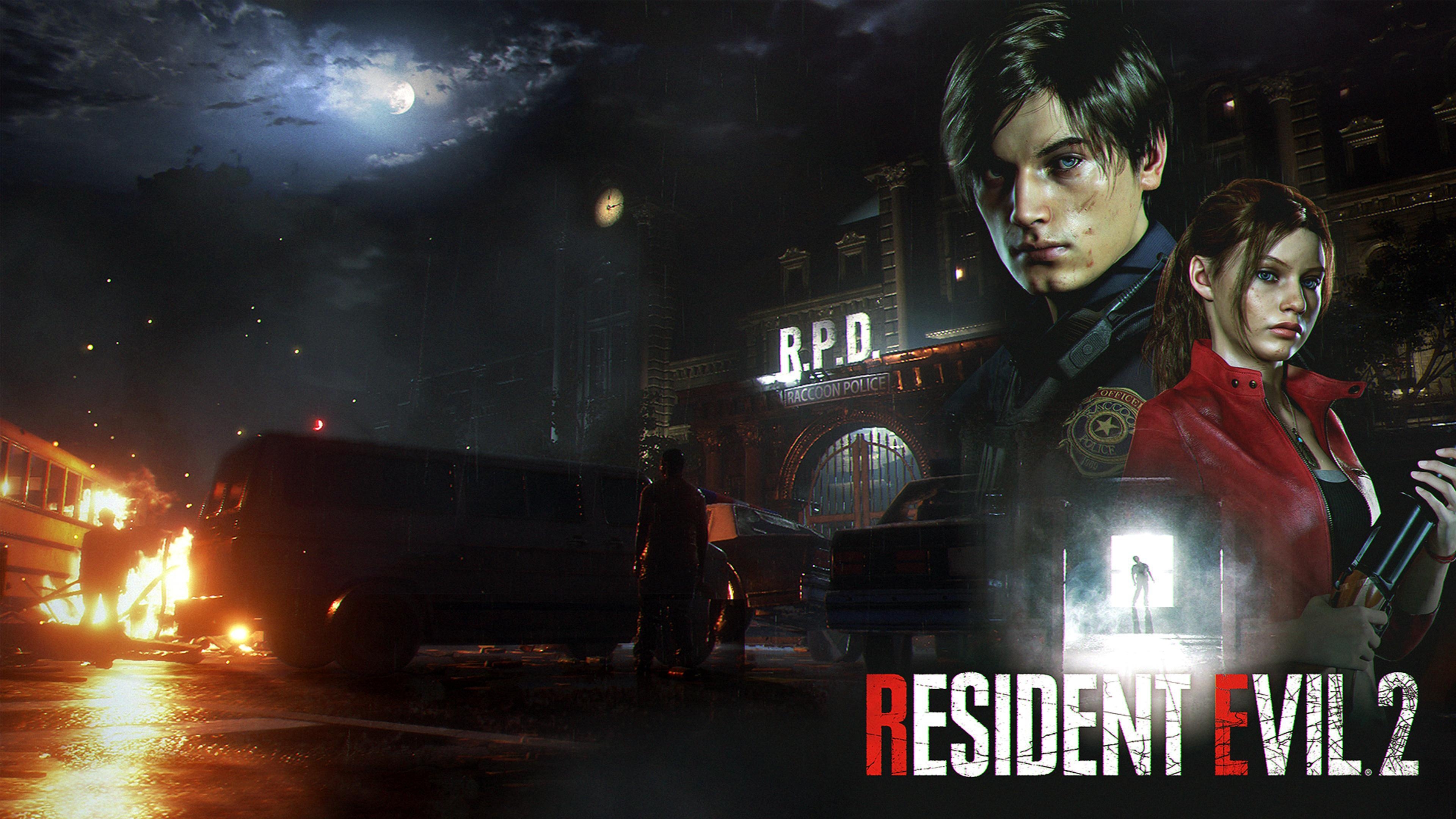 3840x2160 Resident Evil 2 (2019) 4k Ultra HD Wallpaper. Background, Desktop