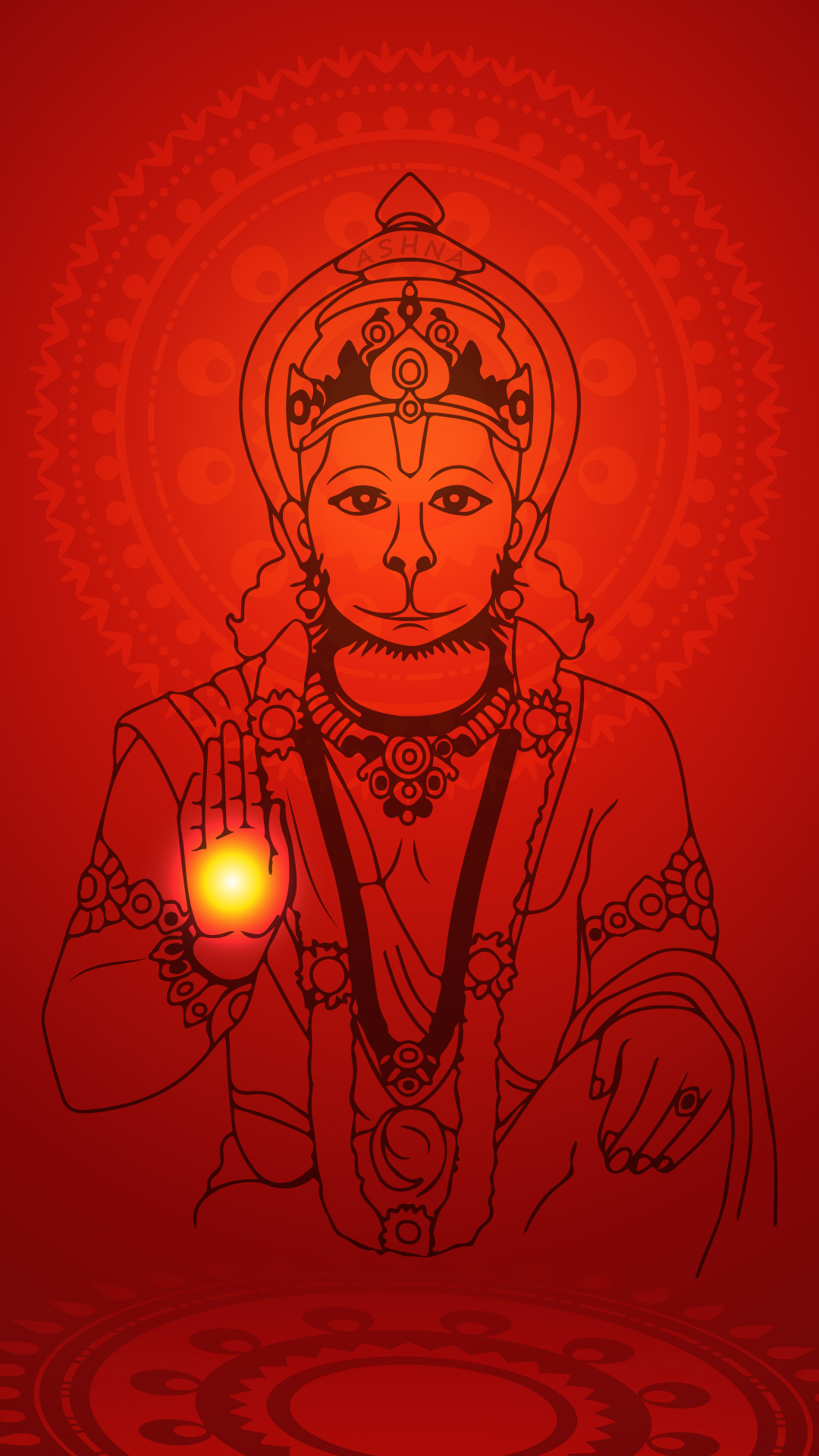 1080x1920 Hanuman HD Wall Paper, Phone