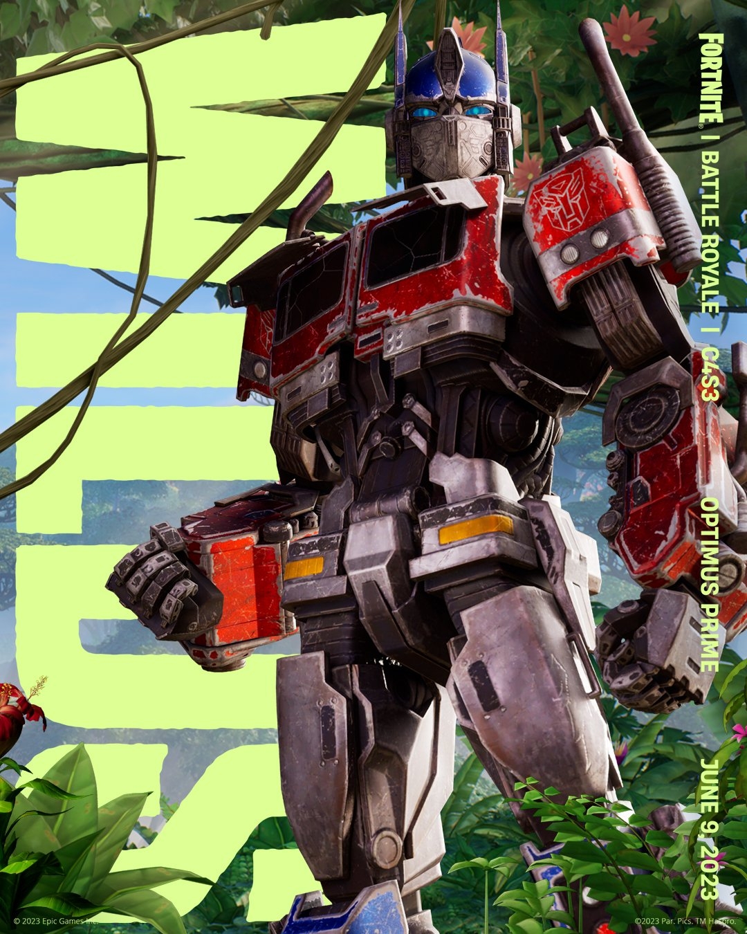 1080x1350 Optimus Prime Fortnite wallpaper, Phone