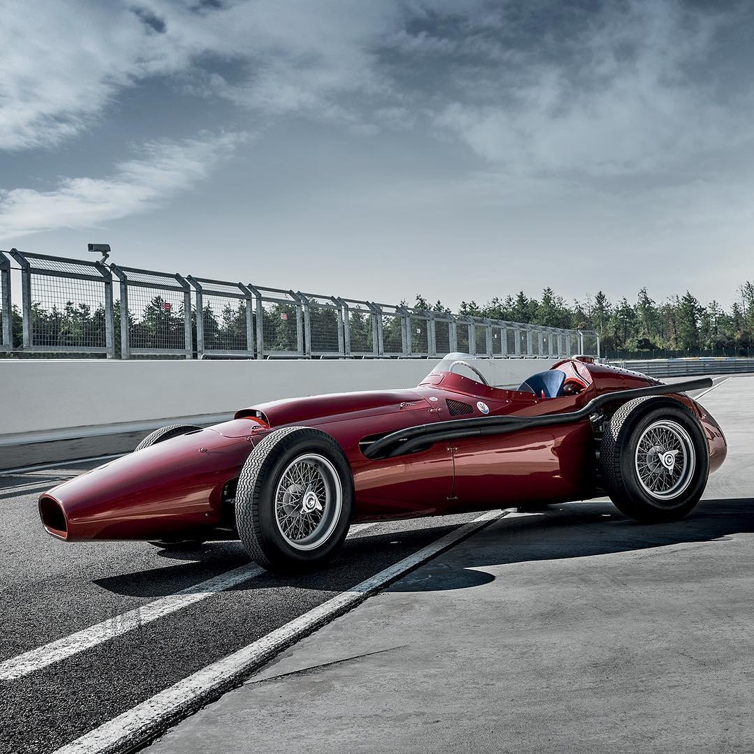 1080x1080 Maserati 250F. Once driven by the legend himself, Juan Manuel Fangio, Phone