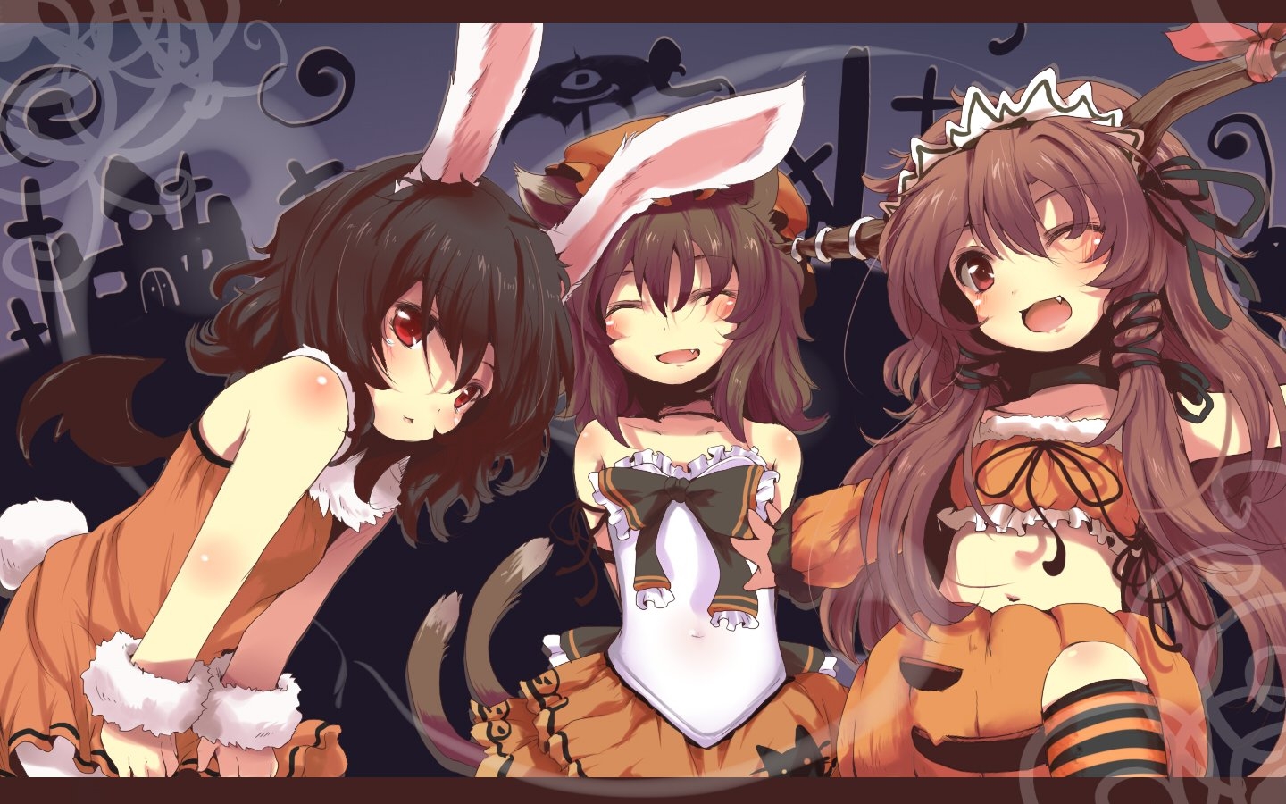 1440x900 Love Wallpaper: Anime Halloween Wallpaper, Desktop