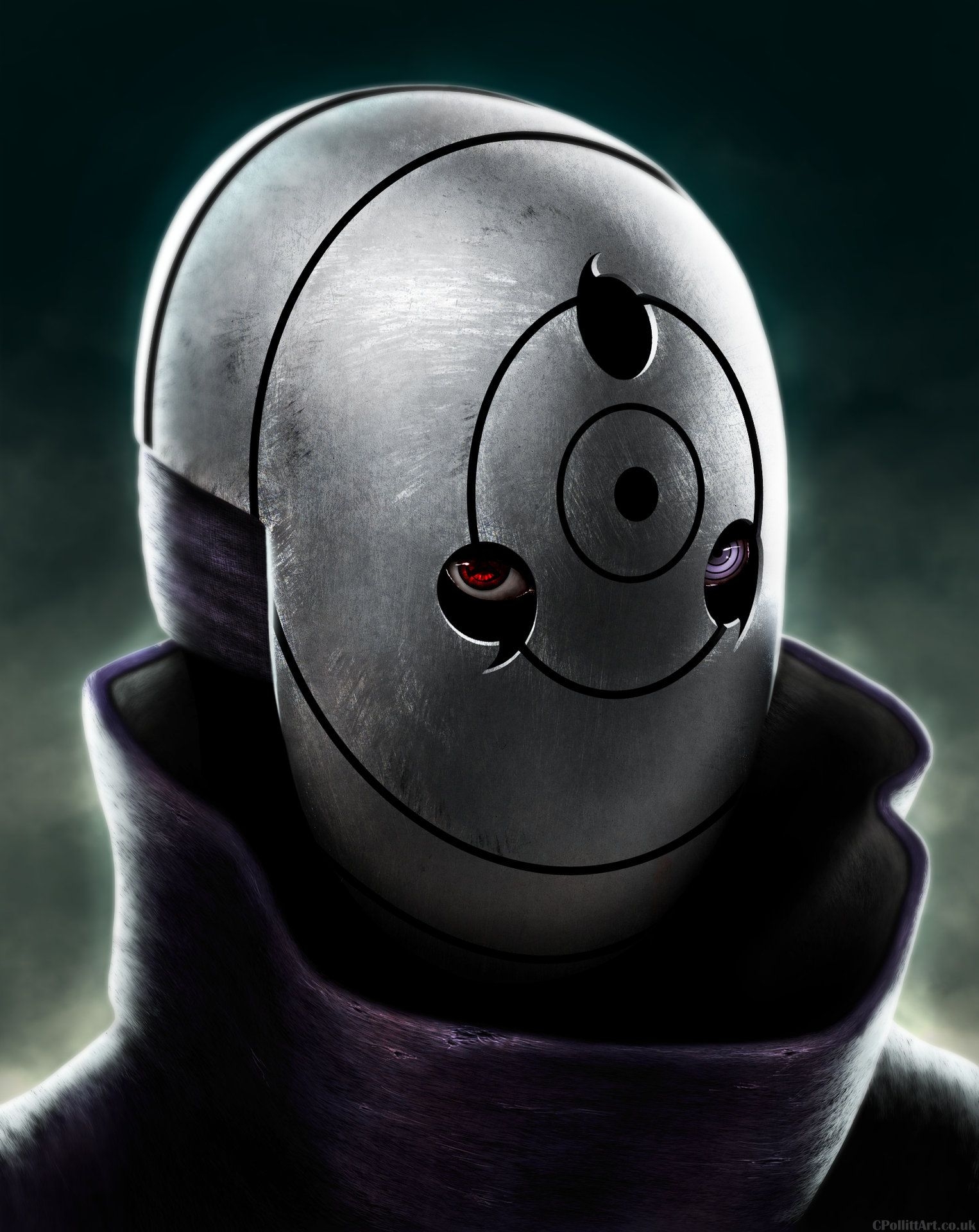 1530x1920 Obito Uchiha White Mask, Phone