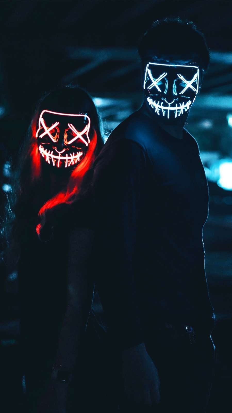 900x1600 NEON MASK, Phone